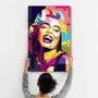 Wallity OGLS-9032 Pintura Decorativa de Vidrio Templado 46 x 72 cm